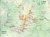 曽爾高原の地図