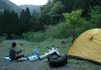 白滝へ沢登りの宴